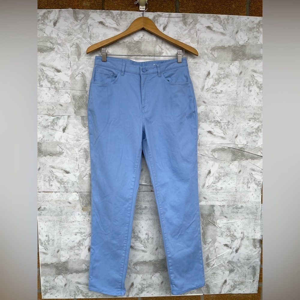 G/FORE Women's Luxury Golf Trousers - Vista Blue Stretch Twill size 8